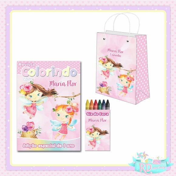 Kit Colorir com Sacolinha Fadas