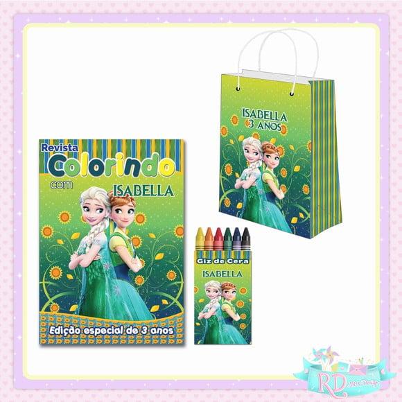 Kit Colorir com Sacolinha Frozen Fever