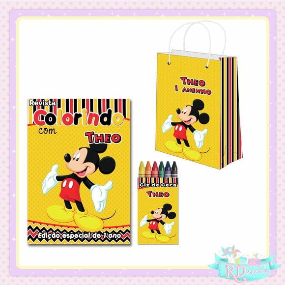 Kit Colorir com Sacolinha Mickey