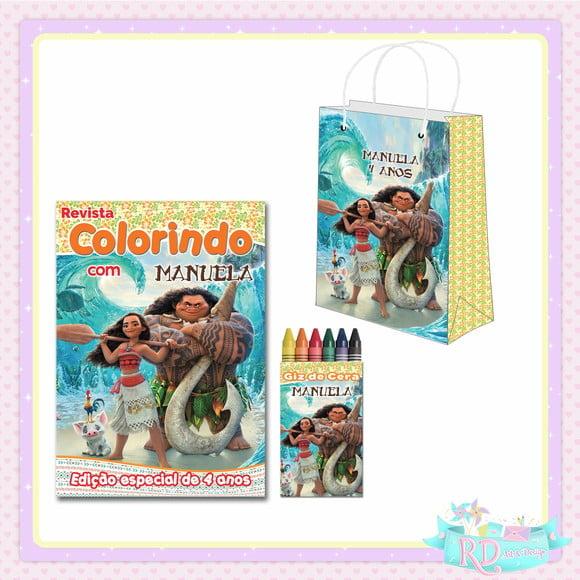 Kit Colorir com Sacolinha Moana