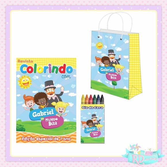 Kit Colorir com Sacolinha Mundo Bita