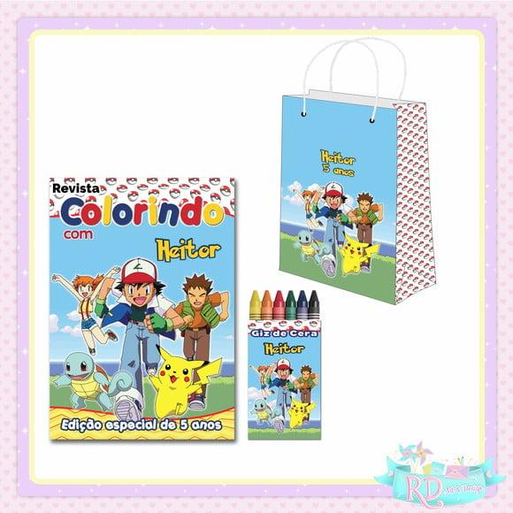 Kit Colorir com sacolinha Pokemon