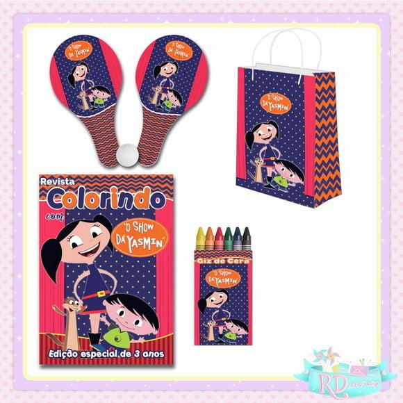 Kit Colorir com Sacolinha Raquete o Show da Luna