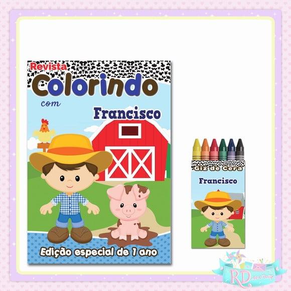 Kit Colorir Fazendinha
