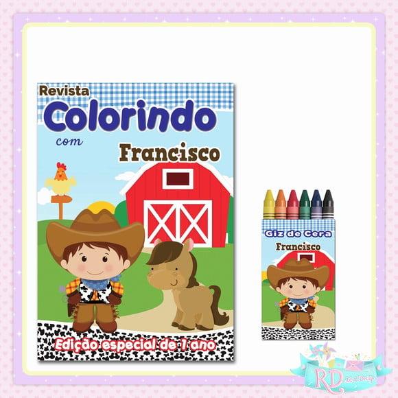 Kit Colorir Fazendinha