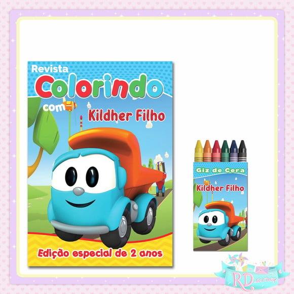 Kit Colorir Léo o Caminhão
