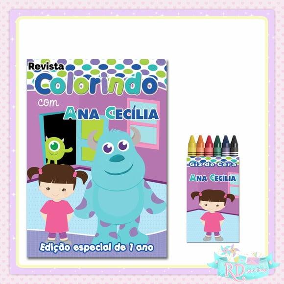 Kit Colorir Monstros SA