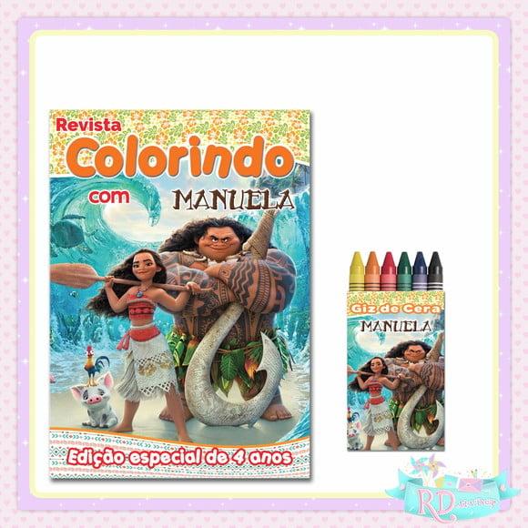 Kit Colorir Moana