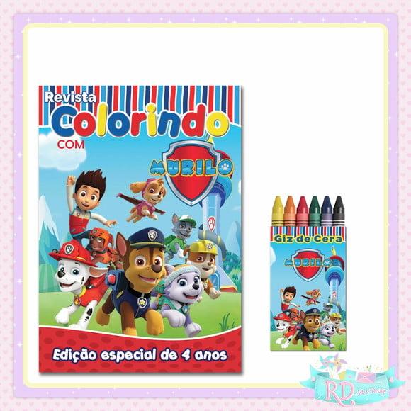 Kit Colorir Patrulha Canina