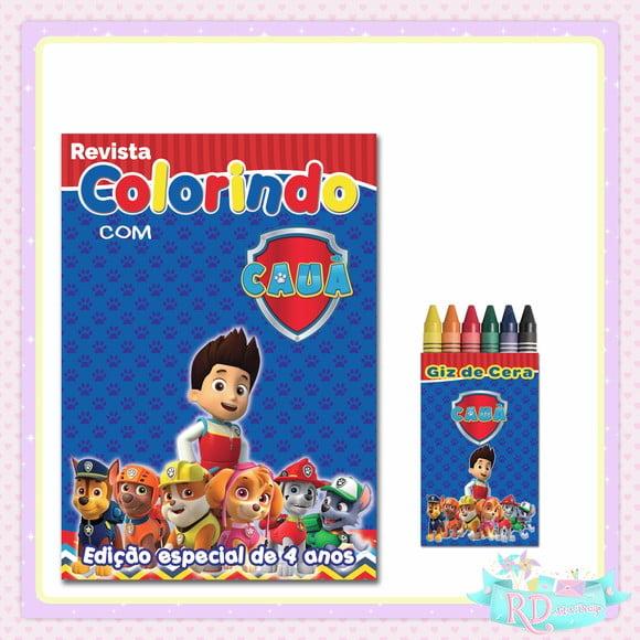 Kit Colorir Patrulha Canina
