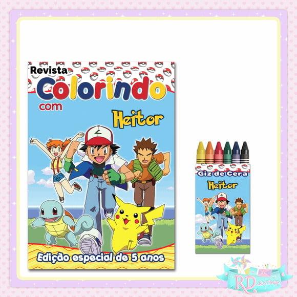 Kit Colorir Pokemon