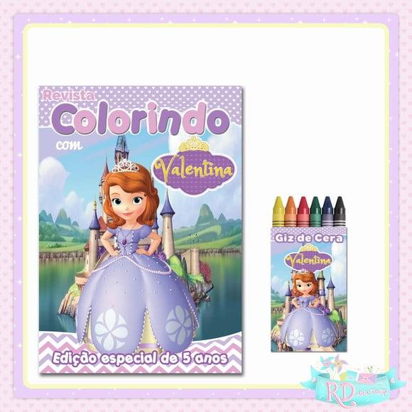 Kit Colorir Princesa Sofia