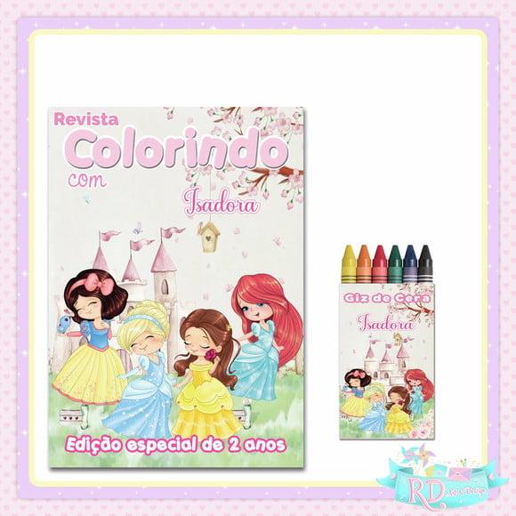 Kit Colorir Princesas