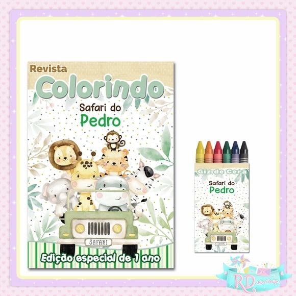 Kit Colorir Safari