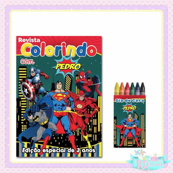 Kit Colorir Super Herói