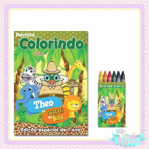 Kit Colorir Safari do Bita