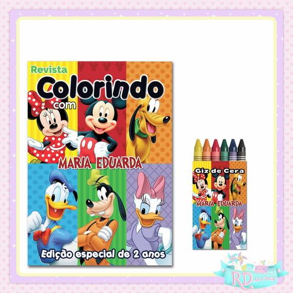 Kit Colorir Turma do Mickey