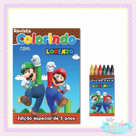 Kit Colorir Super Mario