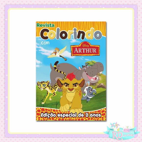 Livrinho de Colorir A Guarda do leão