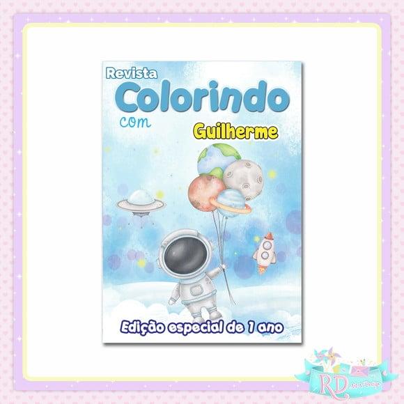 Livrinho de Colorir Astronauta