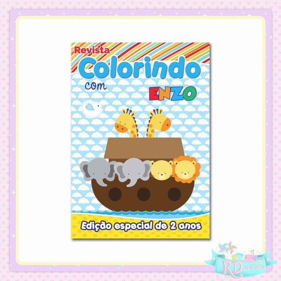 Livrinho de Colorir Arca de Noé