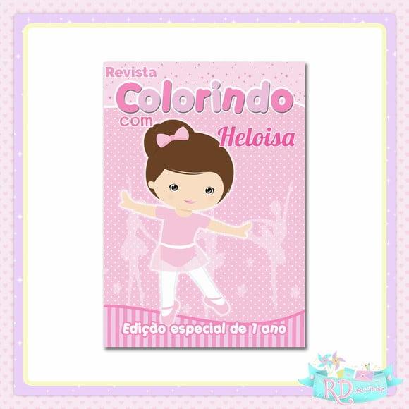 Livrinho de Colorir Bailarina
