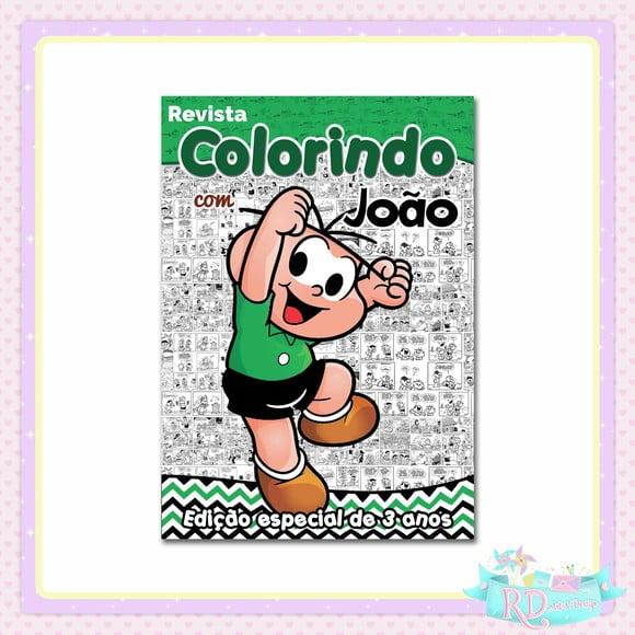 Livrinho de Colorir Cebolinha