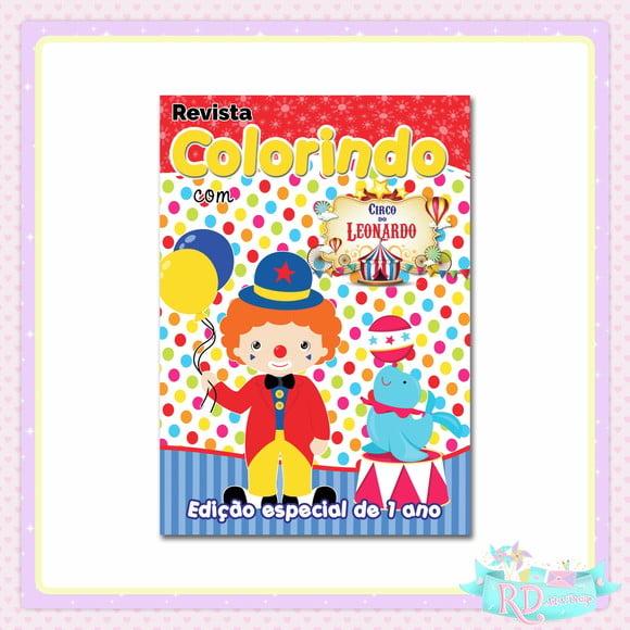 Livrinho de Colorir Circo