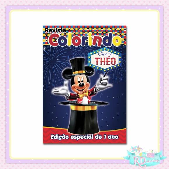 Livrinho de Colorir Circo do Mickey