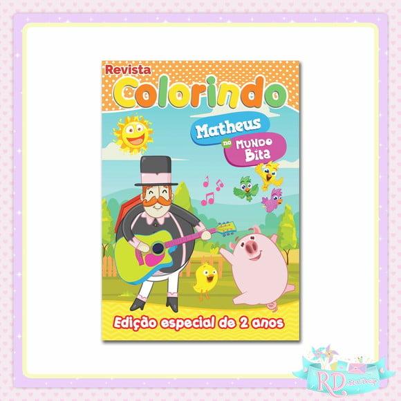 Livrinho de Colorir Fazendinha do Bita