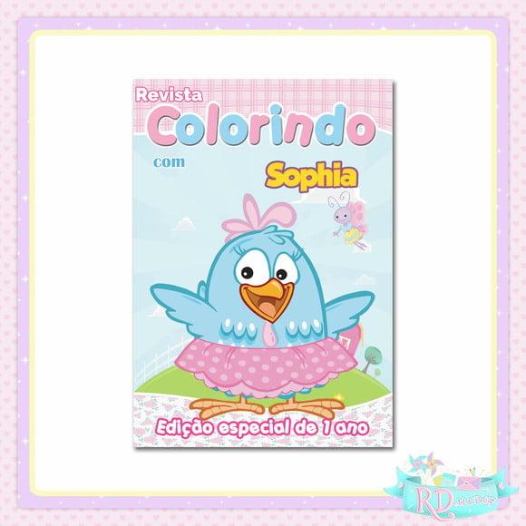 Livrinho De Colorir Galinha Pintadinha