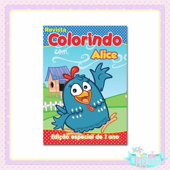 Livrinho de Colorir Galinha Pintadinha