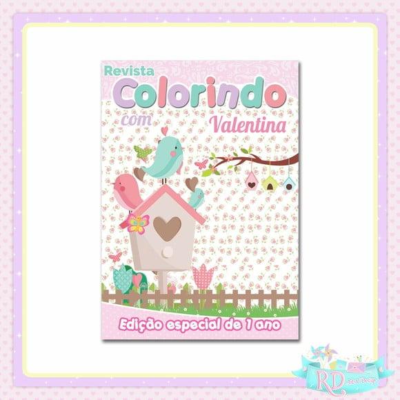 Livrinho de Colorir Jardim Encantado
