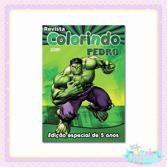 Livrinho de Colorir Hulk