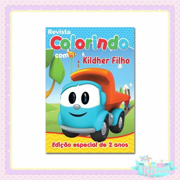Livrinho de Colorir Léo o Caminhão