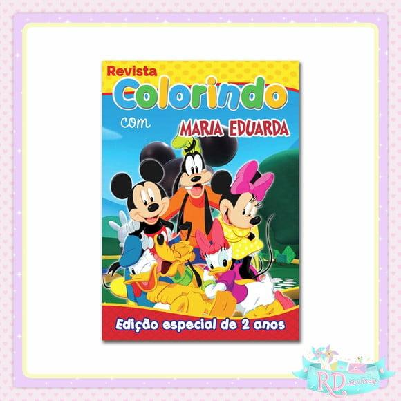 Livrinho de Colorir Mickey Clubhouse