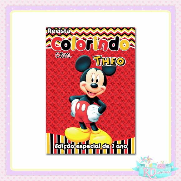 Livrinho de Colorir Mickey