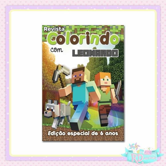 Livrinho de Colorir Minecraft
