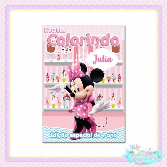 Livrinho de Colorir Minnie Confeitaria