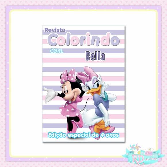 Livrinho de Colorir Minnie e Margarida
