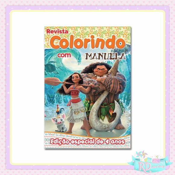 Livrinho de Colorir Moana