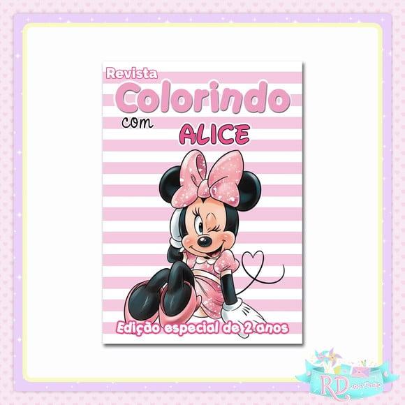 Livrinho de Colorir Minnie Rosa