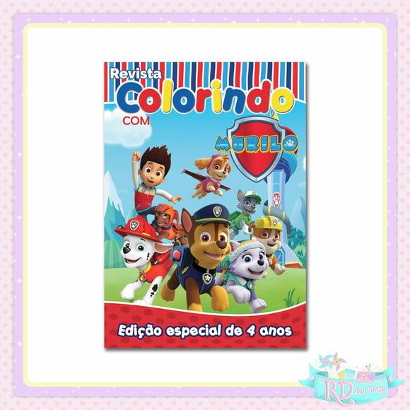 Livrinho de Colorir Patrulha Canina