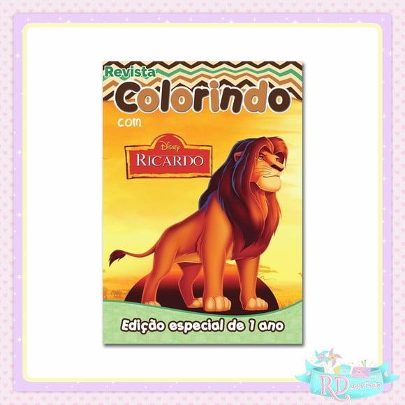 Livrinho de Colorir O Rei Leão