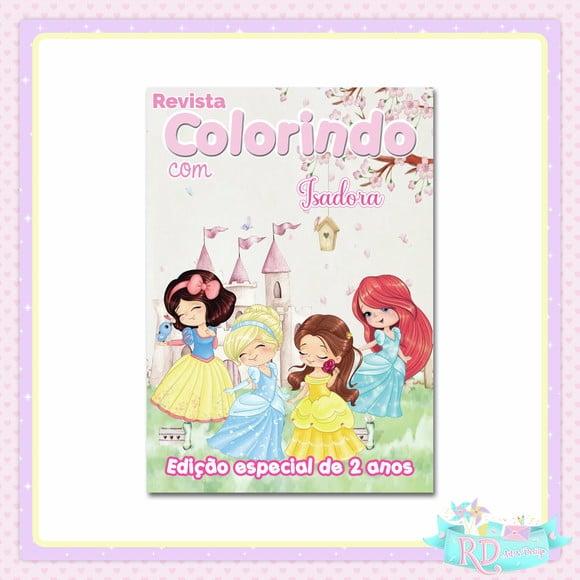Livrinho de Colorir Princesas