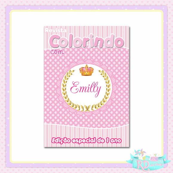 Livrinho de Colorir Realeza
