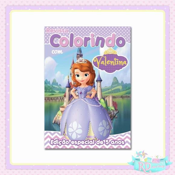 Livrinho de Colorir Princesa Sofia