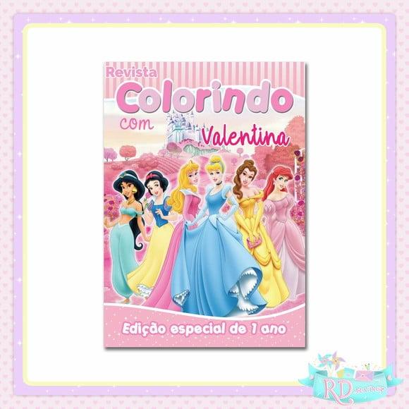Livrinho de Colorir Princesas