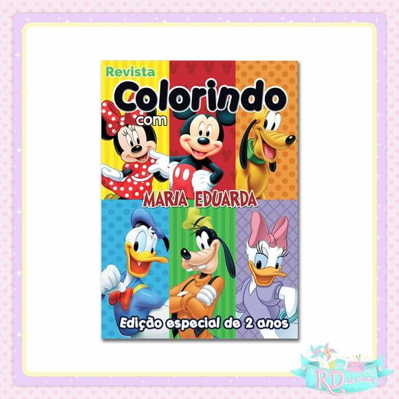Livrinho de Colorir Turma do Mickey