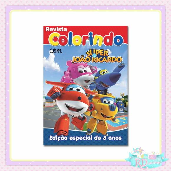 Livrinho de Colorir Super Wings